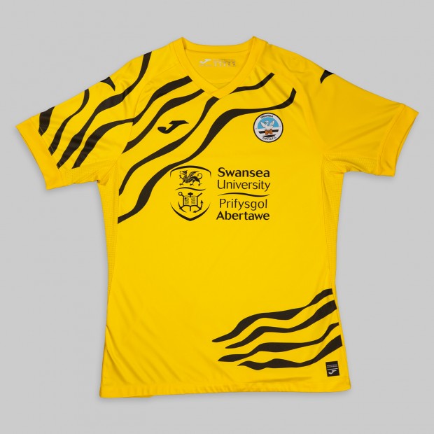 Swansea City Adults Yellow Keeper Jersey 2022-2023