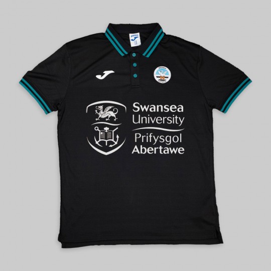 Swansea City Adult Training Polo Black 2022-2023
