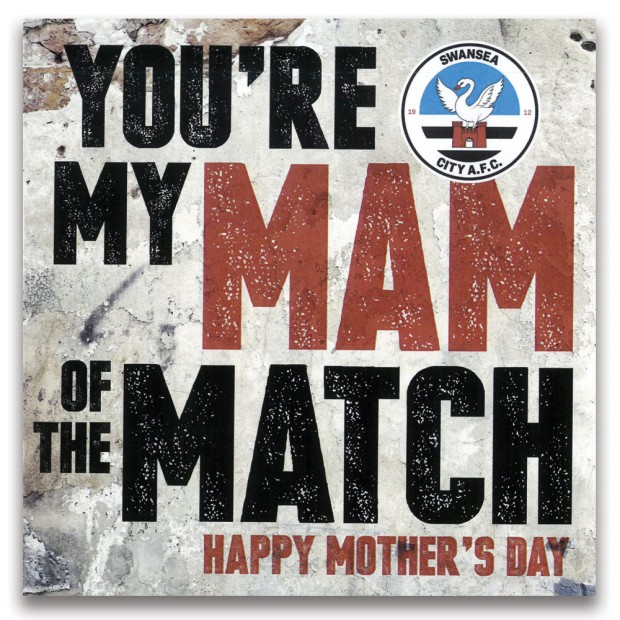Swans 'Mam of the Match' Mother's Day Card