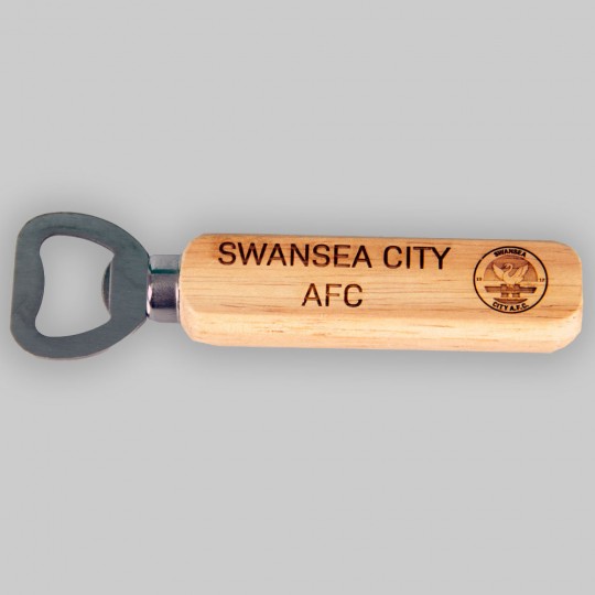 Swansea City Wooden Bottle Opener