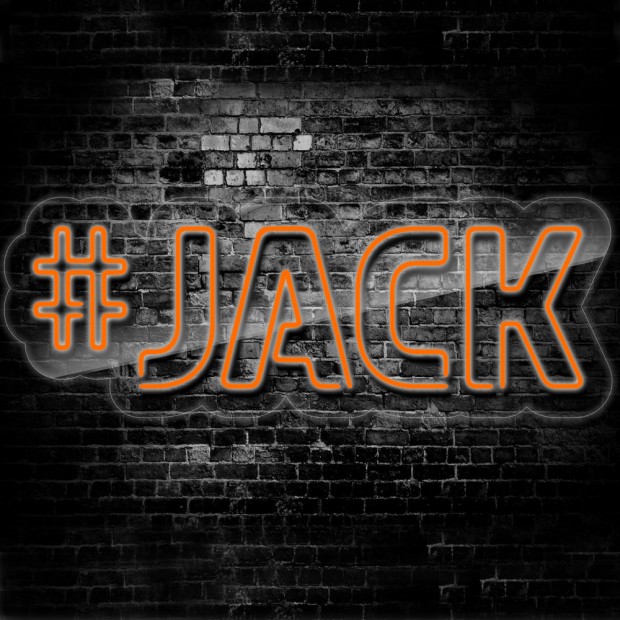 Swansea City Neon #Jack Sign - Colour