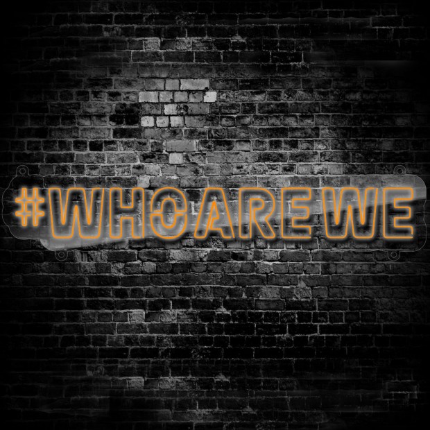 Swansea City Neon #WhoAreWe Sign - Colour