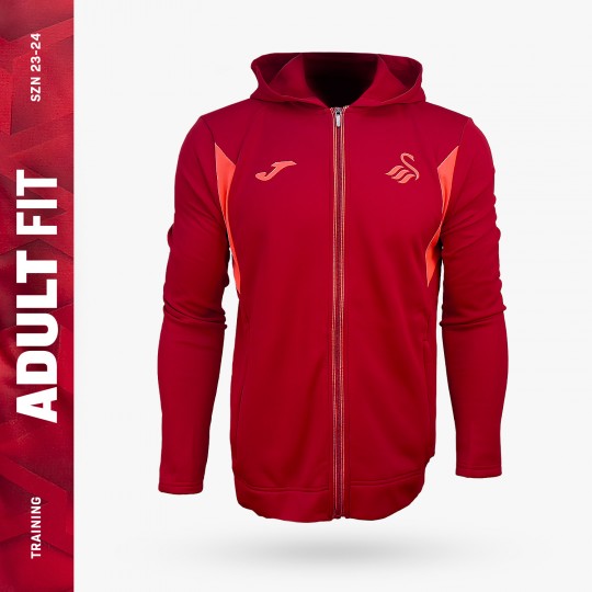 Swans Training Full Zip Hood Red Adult 2023-2024