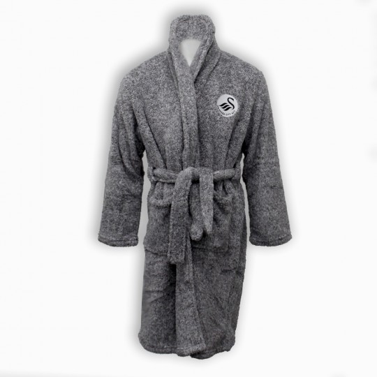 Swans Alaska Grey Bath Robe Junior 23-24