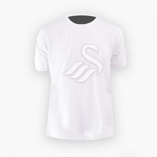 Swans White Tonal T-Shirt Adult 23-24