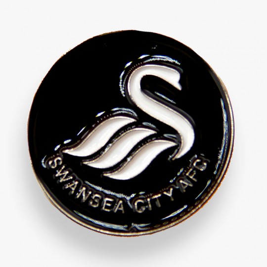 Swans Black Crest Pin Badge 23-24