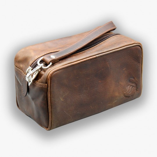 Swans Leather Washbag 23-24
