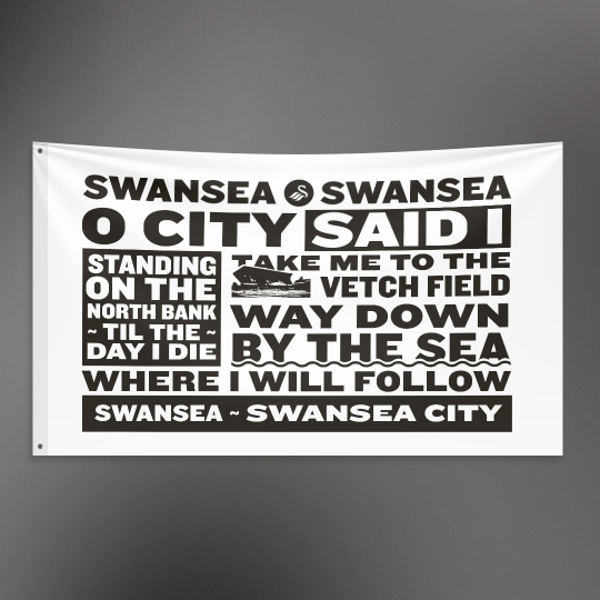Swansea City Vetch Mega Flag 23-24