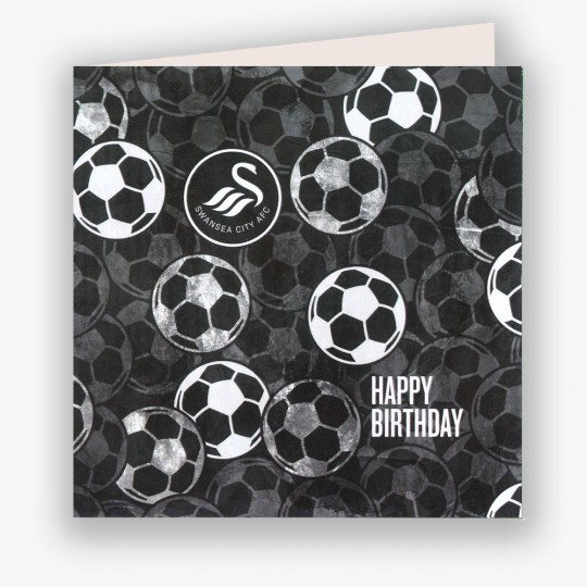 Swans Happy Birthday Generic Card 23-24