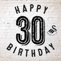 Swans 21 Happy 30th Birthday Card