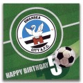 Swans Happy Birthday Card - 50th