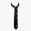 Swans Striped Skinny Tie