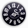 Swans Wooden Wall Clock 23-24