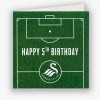 Swans Happy 5th Birthday Card 23-24