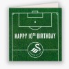 Swans Happy 10th Birthday Card 23-24