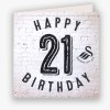 Swans Happy 21st Birthday Card 23-24