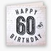 Swans Happy 60th Birthday Card 23-24