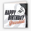 Swans Happy Birthday Grandad Card 23-24