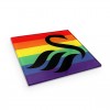 Swans LGBTQ+ Glass Coaster 23-24