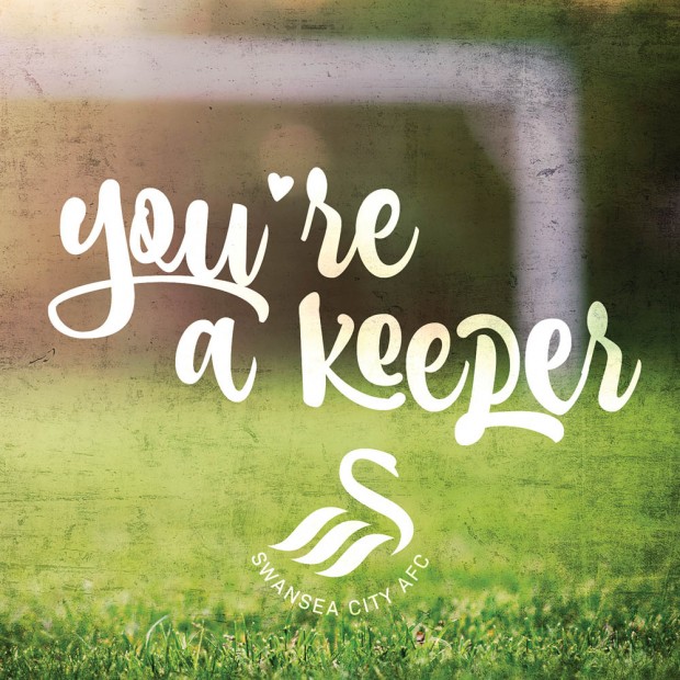 Swans 21 'You're a Keeper' Card  	