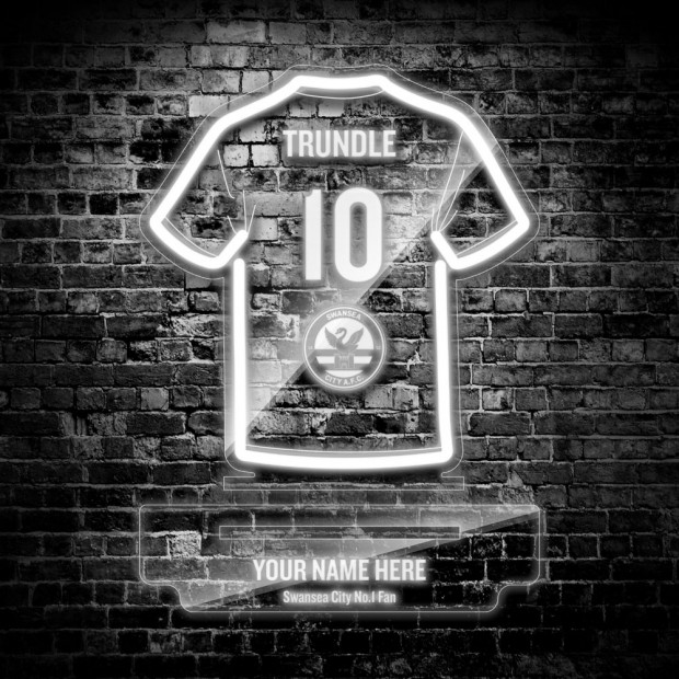 Swansea City Desktop Shirt Neon Light