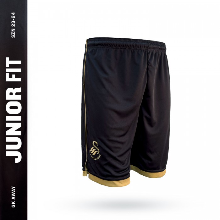 Swans Black Keeper Shorts Junior 2023-2024