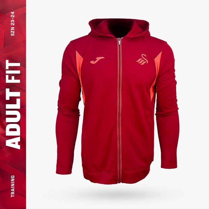 Swans Training Full Zip Hood Red Adult 2023-2024