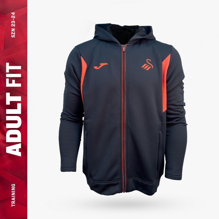 Swans Training Full Zip Hood Grey Adult 2023-2024