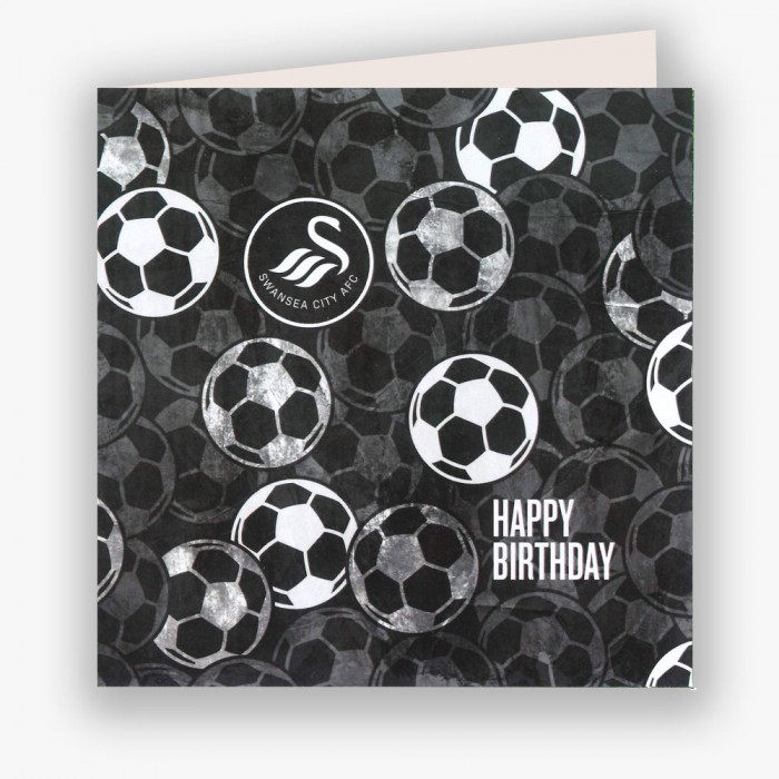 Swans Happy Birthday Generic Card 23-24