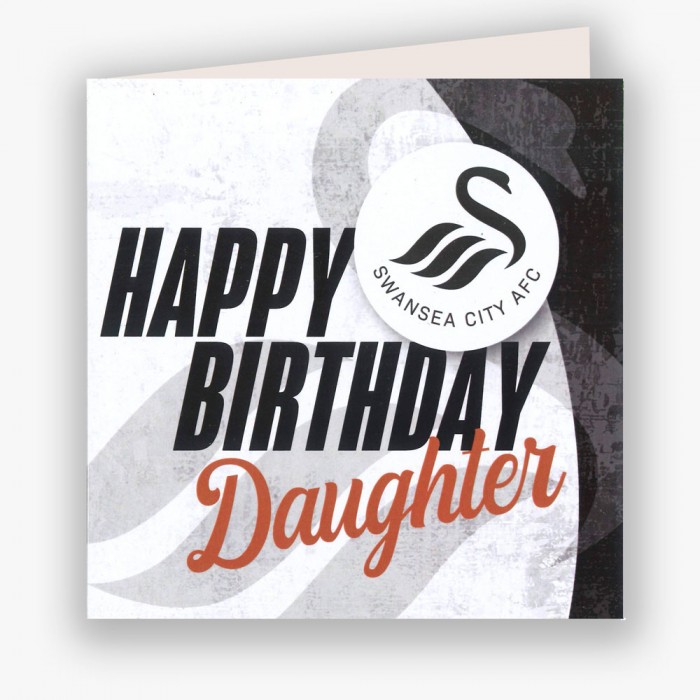 Swans Happy Birthday Daughter Card 23-24