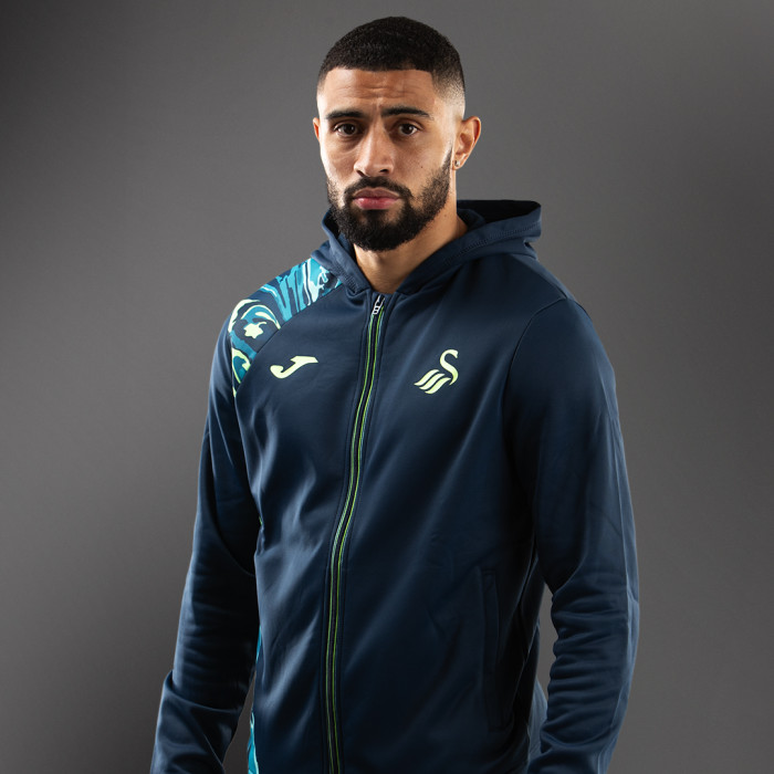 Swans Travel Full Zip Hood Navy Adult 24-25