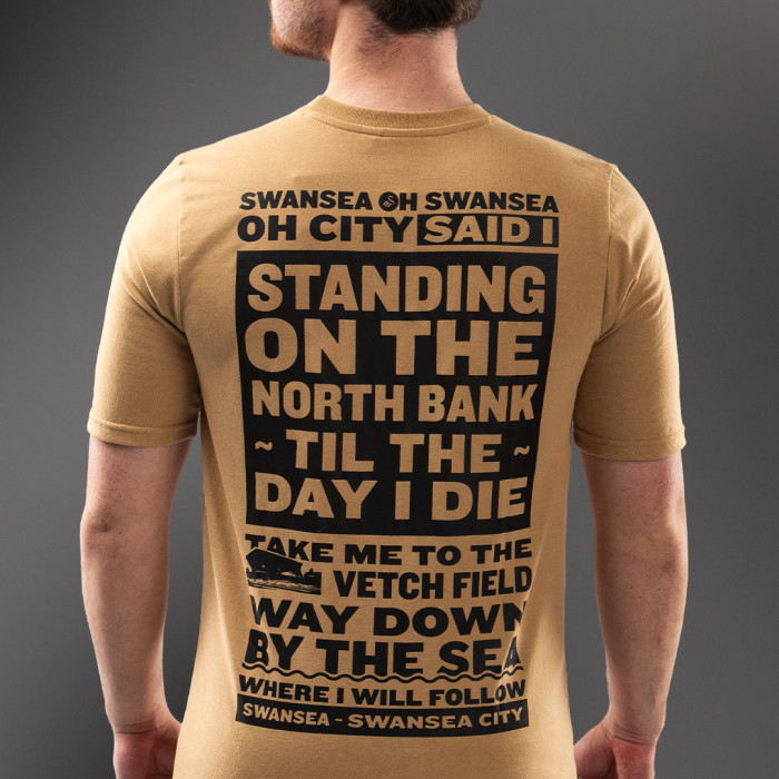 Swans Sand Print T-Shirt 2024-2025