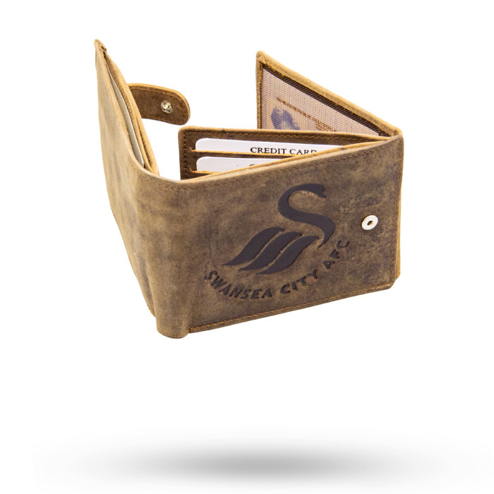 Swans Brown Leather Wallet 24-25