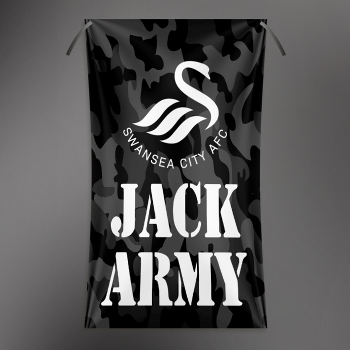 Swansea City Cape Flag 24-25