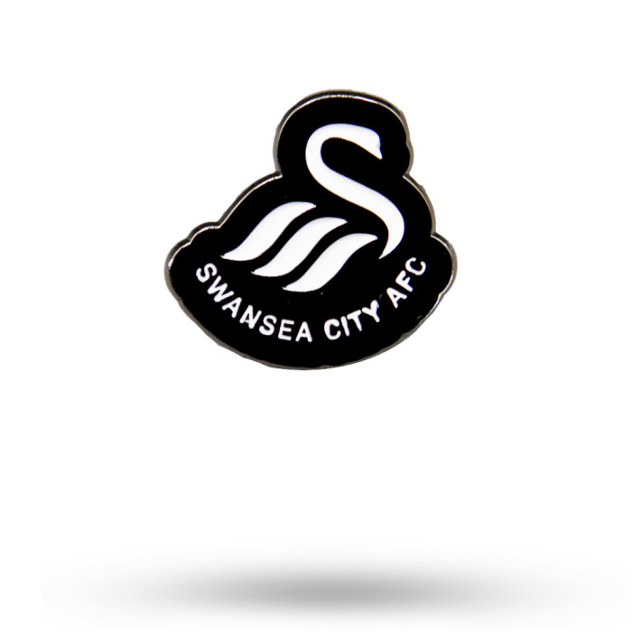 Swans Black Cutout Pin Badge 24-25