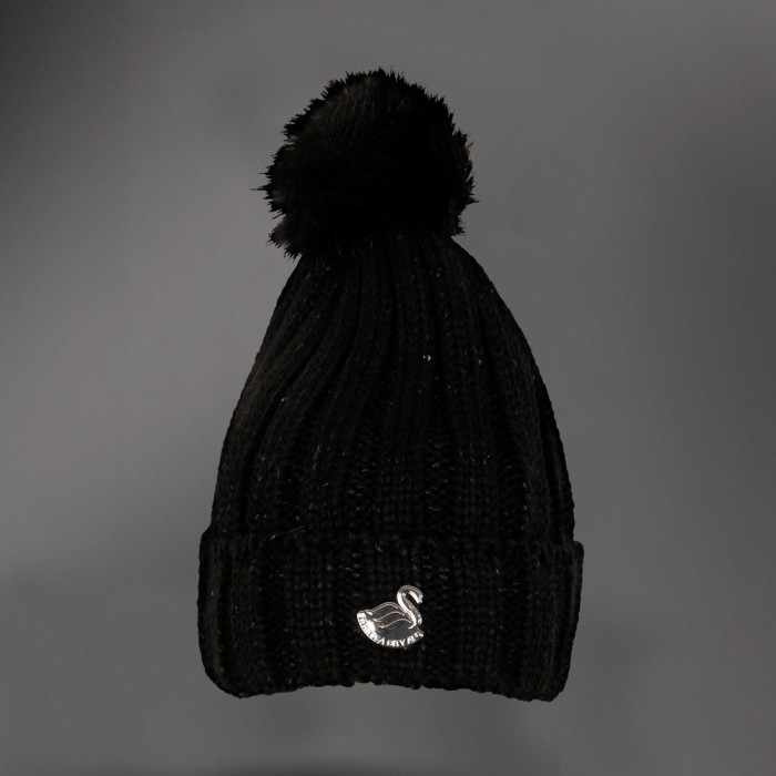 Swans Ladies Sequin Ribbed Beanie 24-25
