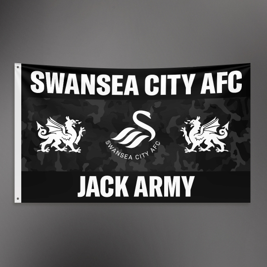 Swansea City Jack Army Mega Flag 24-25