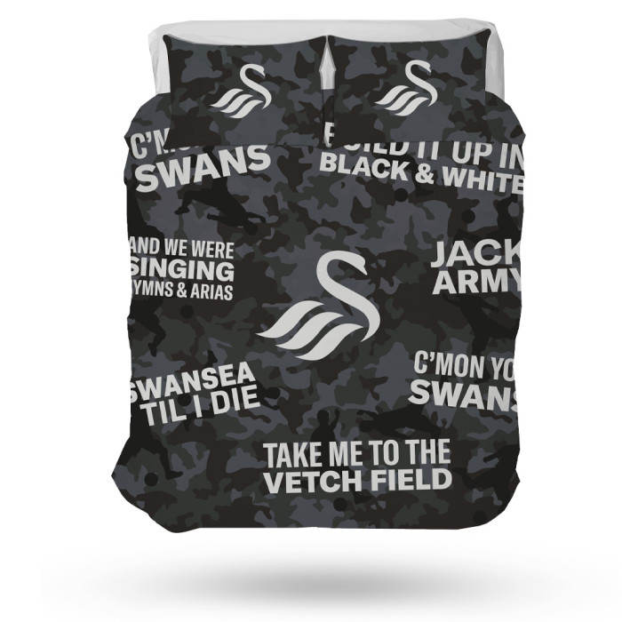 Swansea City Camo Double Duvet 24-25