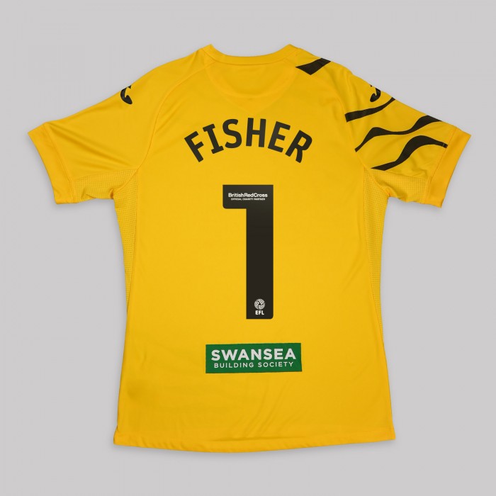 Swansea City Adults Yellow Keeper Jersey 2022-2023