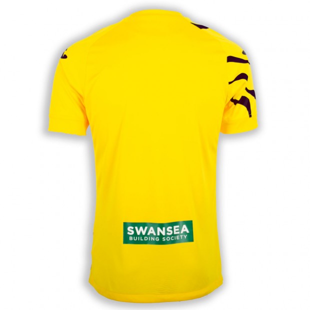 Swansea City Adults Yellow Keeper Jersey 2022-2023